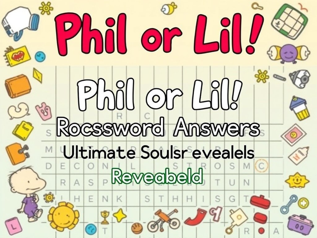 Phil or Lil Rugrats Crossword Answers: Ultimate Solver Guide Revealed phil or lil rugrats crossword